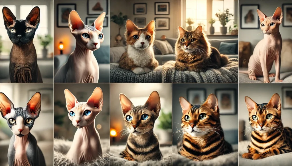 کدام نژاد گربه ریزش مو ندارد