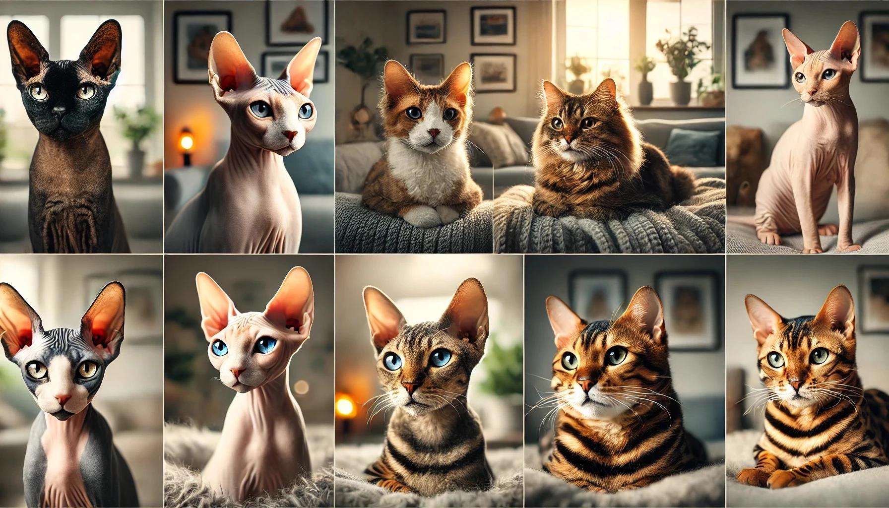 کدام نژاد گربه ریزش مو ندارد